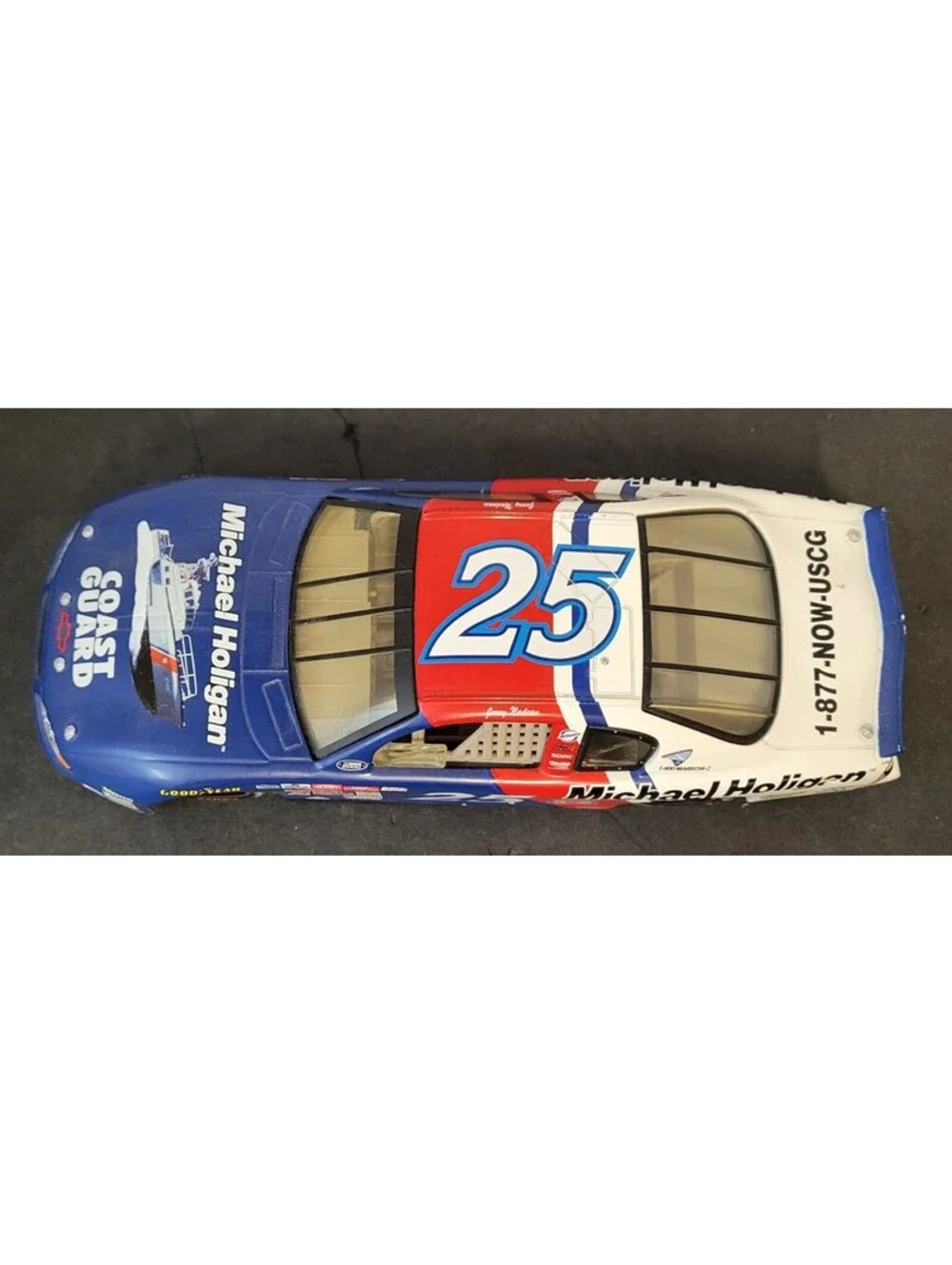 Brookfield 2000 Jerry Nadeau #25 Michael Holigan Coast Guard Diecast Race Car